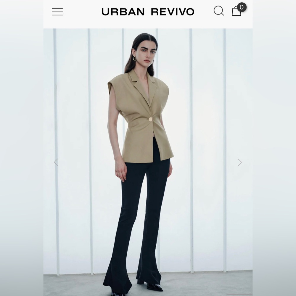 Urban Revivo Notch Lapel Waistcoat